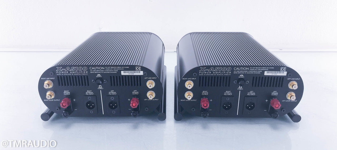 Musical Fidelity X-AS100 Mono Power Amplifiers
