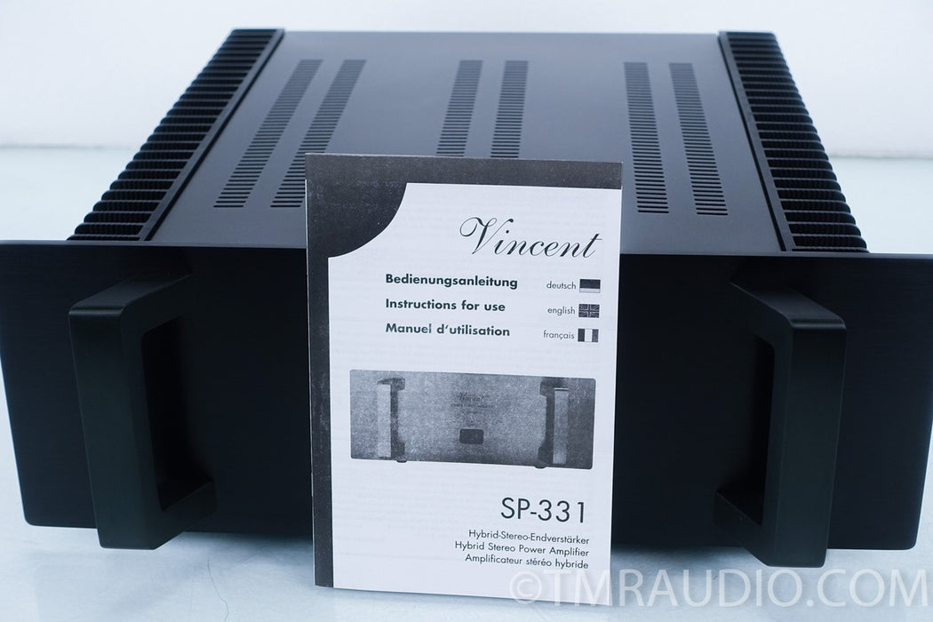 Vincent Audio SP 331 Tube / SS Hybrid Power Amplifier in Factory Box