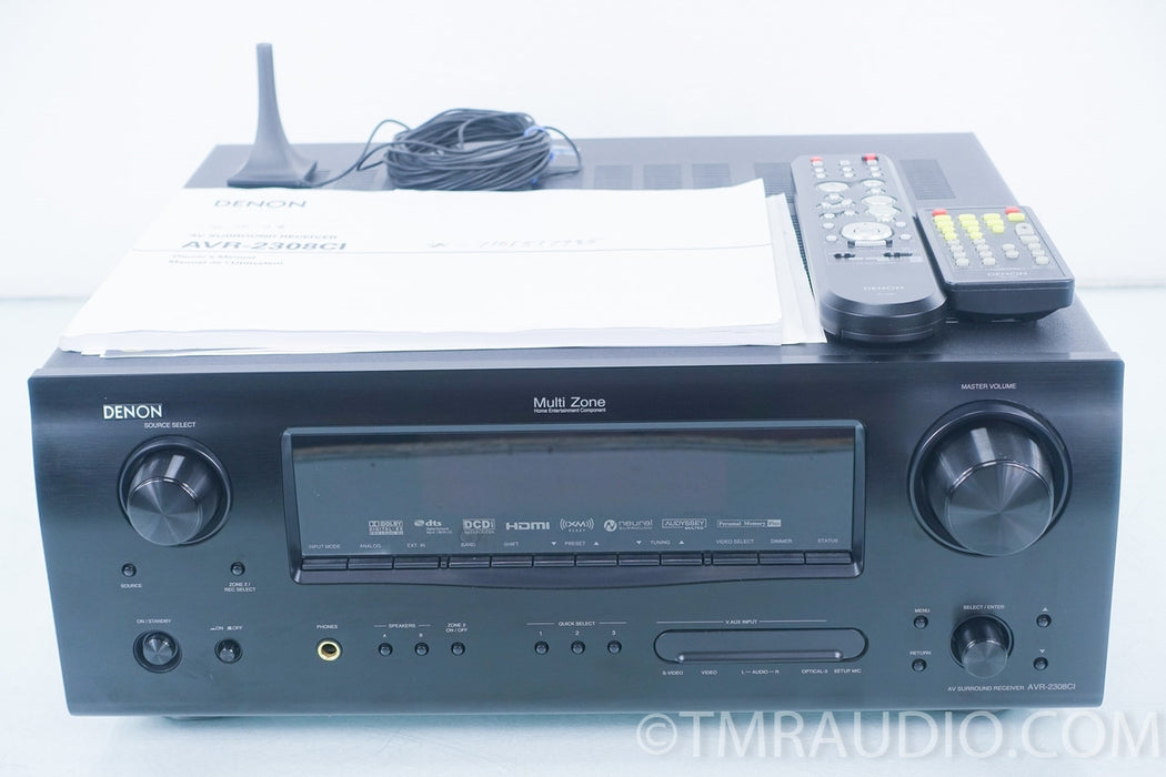 Denon AVR 2308CI 7.1 Channel 700 Watt Receiver HDMI, 2 Zones