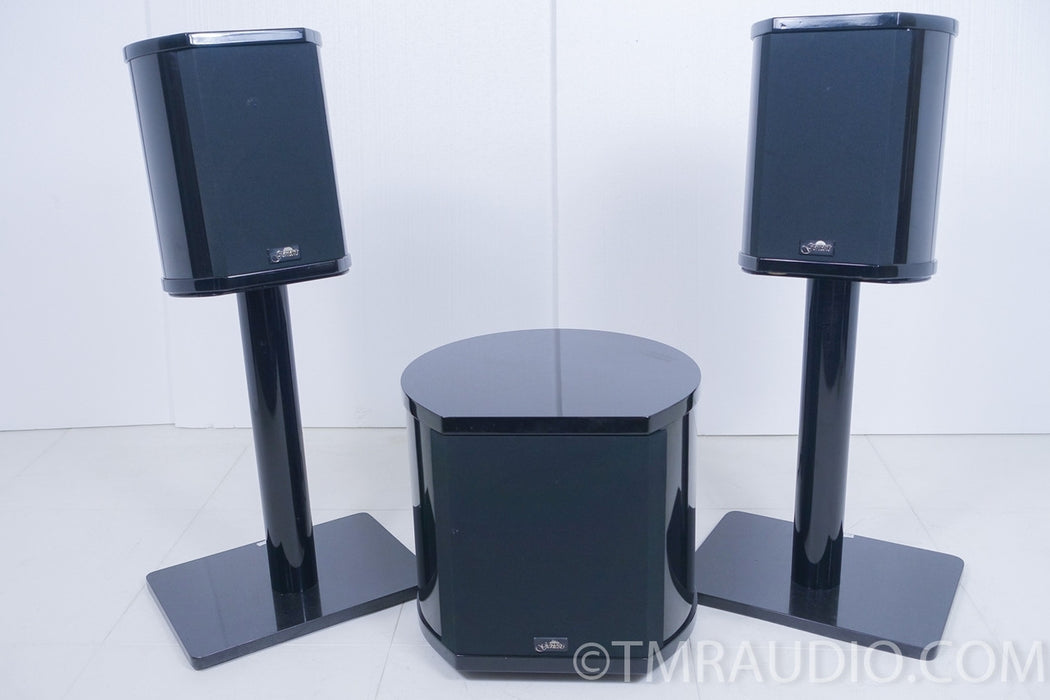Genesis IM5200 Speakers w/ Stands & Servo 10 Subwoofer