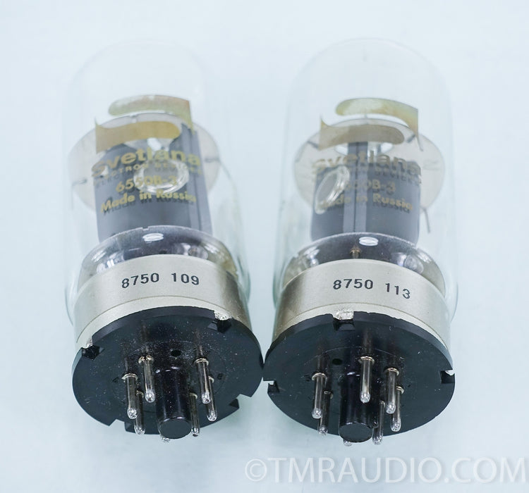 Svetlana 6550B-3 Pair of Tubes in Factory Packaging