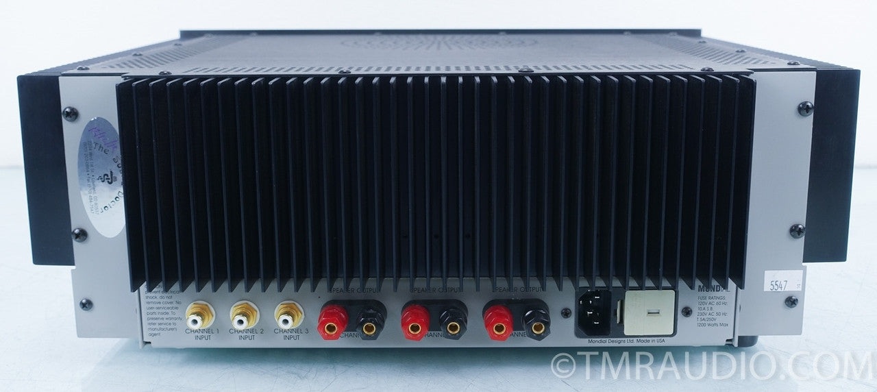 Mondial Design / Acurus 200X3 3 Channel Power Amplifier