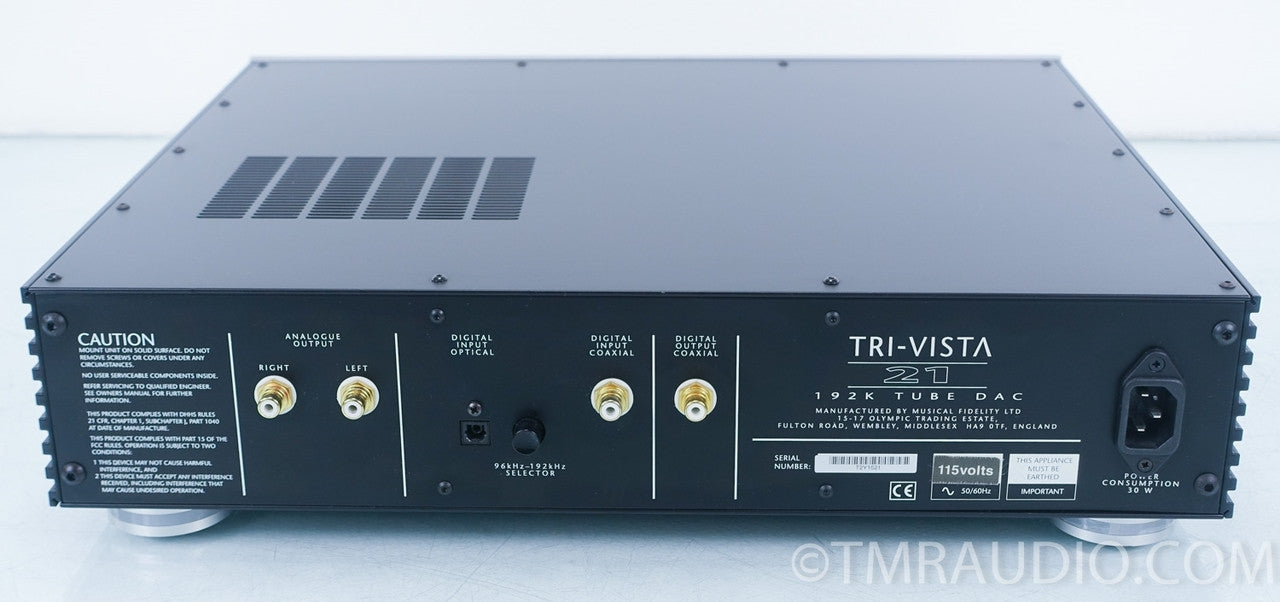 Musical Fidelity Tri-Vista 21 Tube DAC in Factory Box