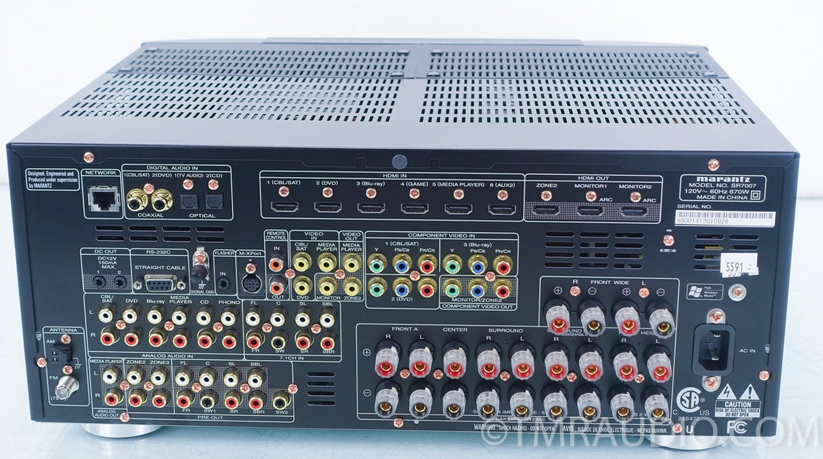 Marantz SR7007 7.2 channel Home Theater AV Receiver — The Music Room