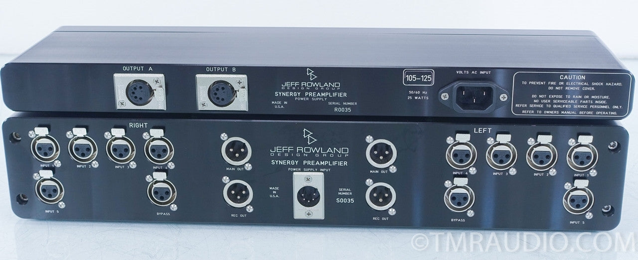 Jeff Rowland Synergy Preamplifier / Preamp in Factory Box