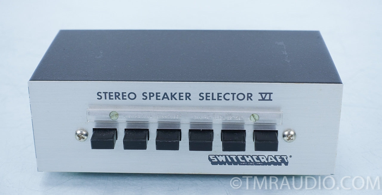 Switchcraft VI Vintage Speaker Switcher NEW in Factory Box