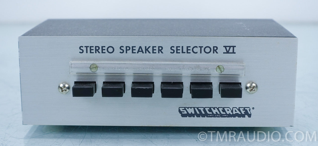 Switchcraft VI Vintage Speaker Switcher NEW in Factory Box