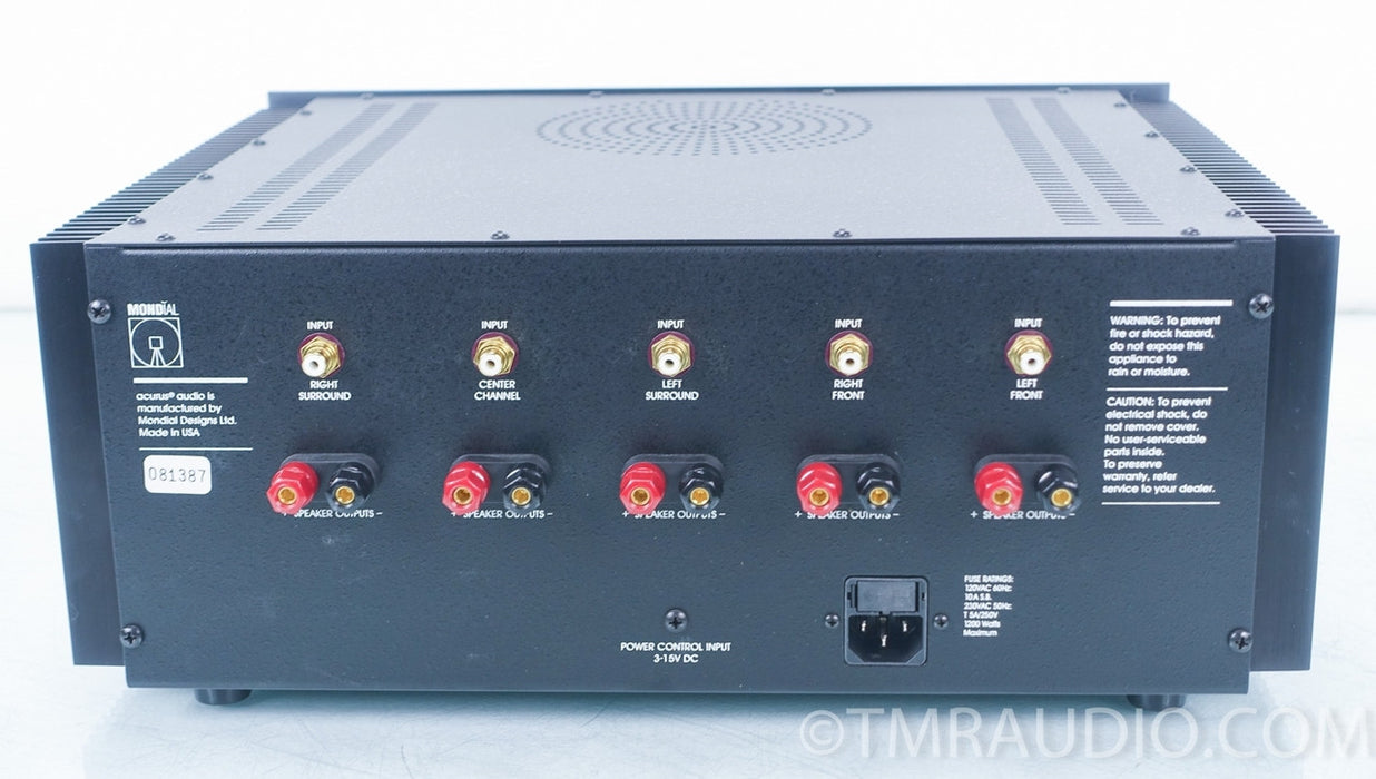 Acurus / Mondial A125X5 Power Amplifier in Factory Box
