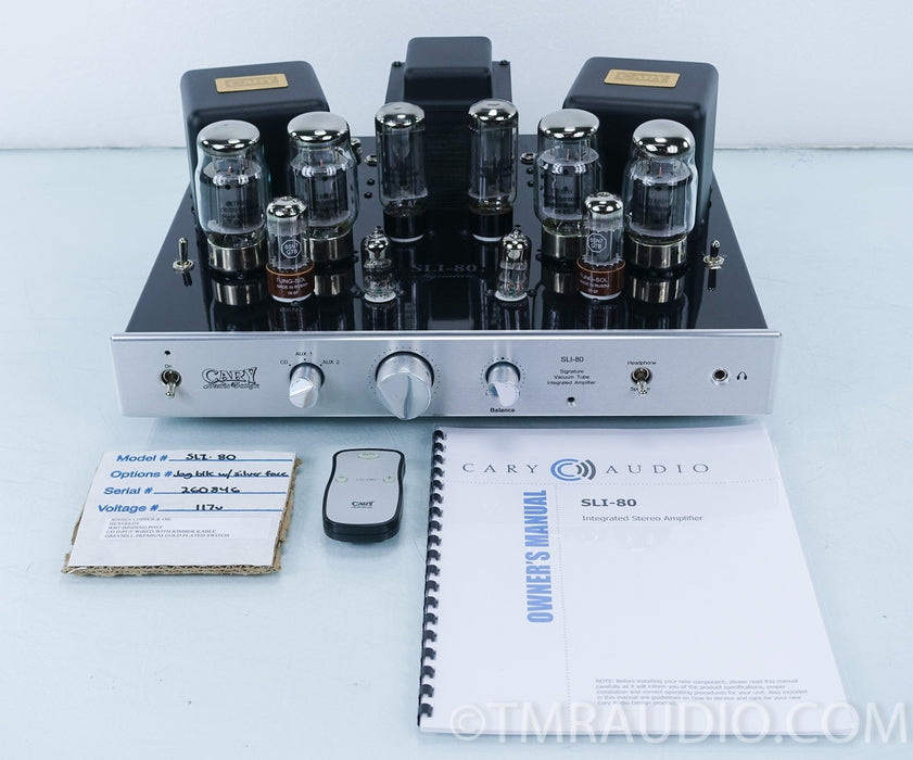 Cary SLI-80 Tube Integrated Amplifier in Factory Box