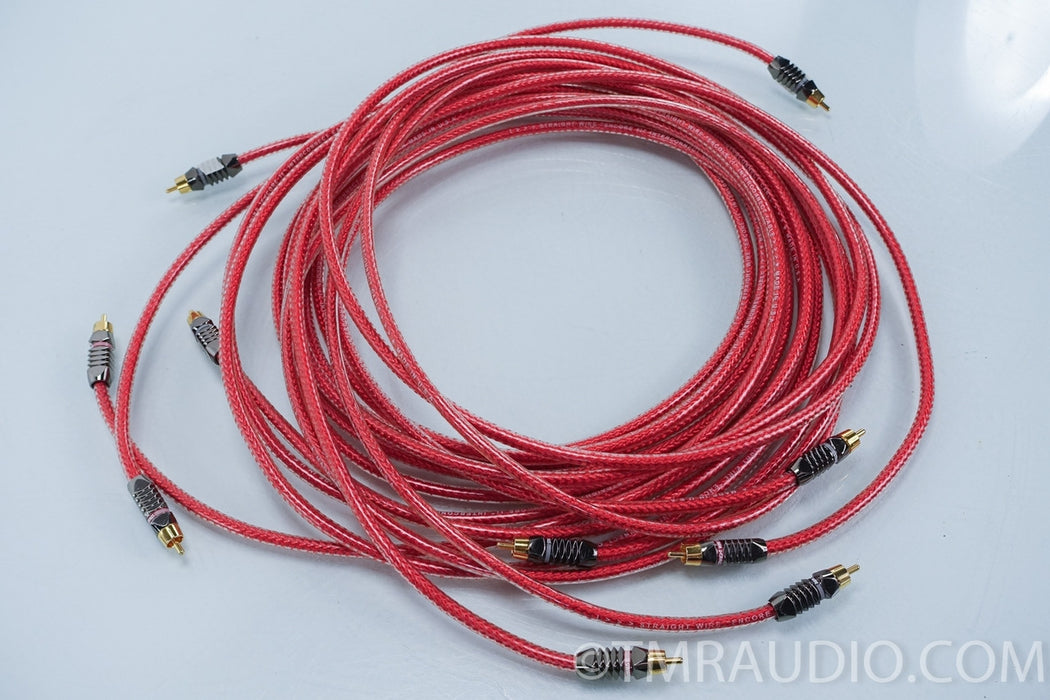 Straight Wire Encore 3m RCA Interconnects: Set of 5 Cables Straightwire