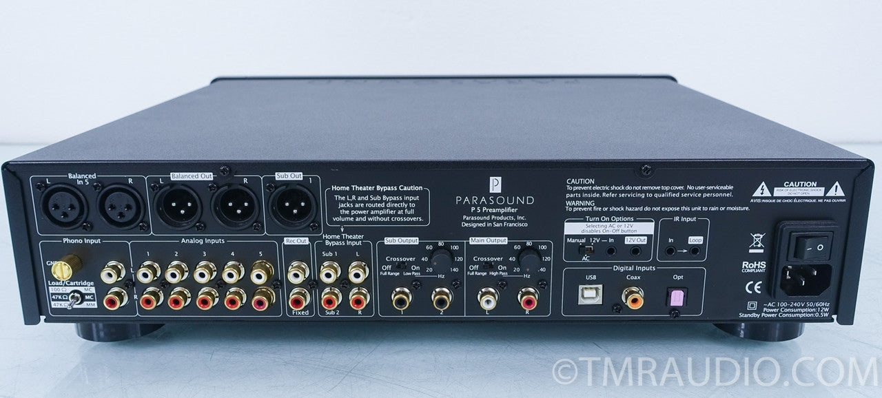 Parasound P5 Stereo Preamplifier