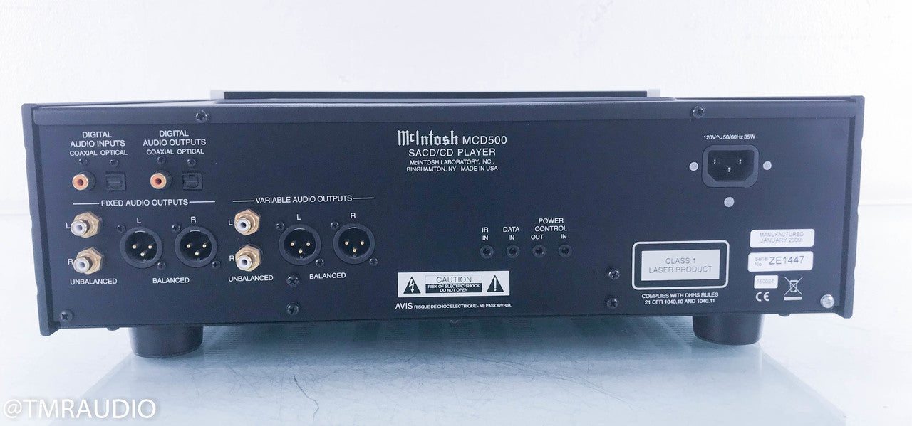 McIntosh MCD500 SACD / CD Player