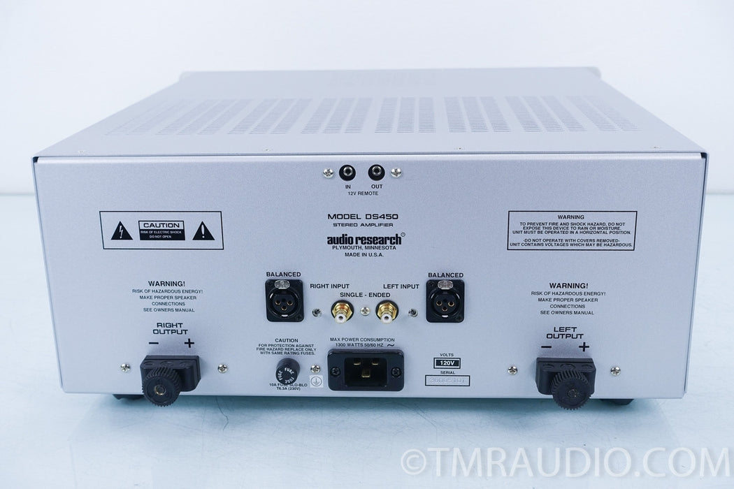 Audio Research DS450 Power Amplifier in Factory Box