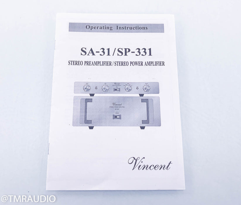 Vincent SP-331 Hybrid Stereo Power Amplifier