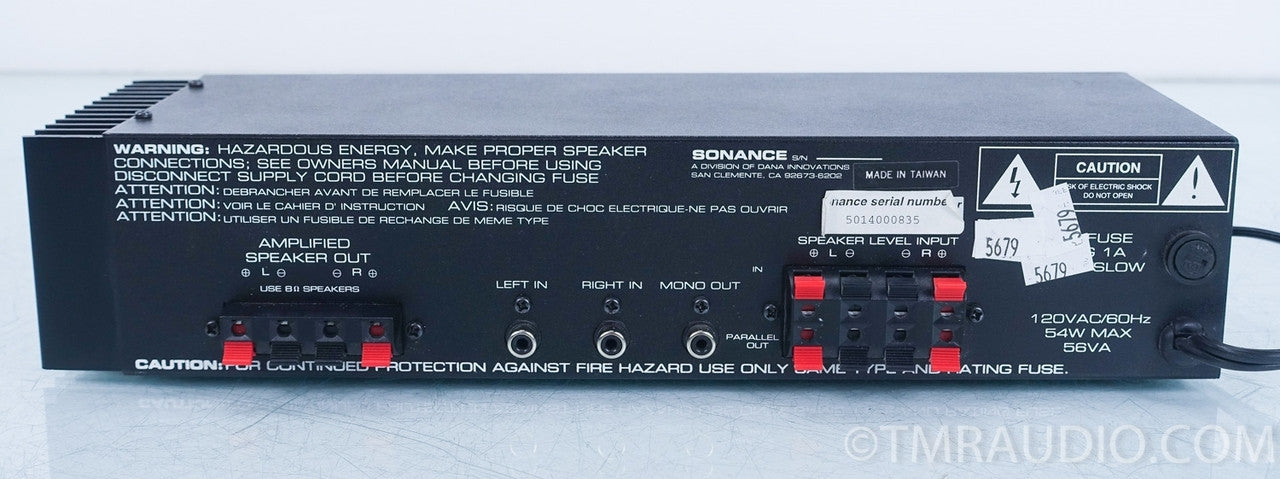Sonance Ap1 2 channel Amplifier