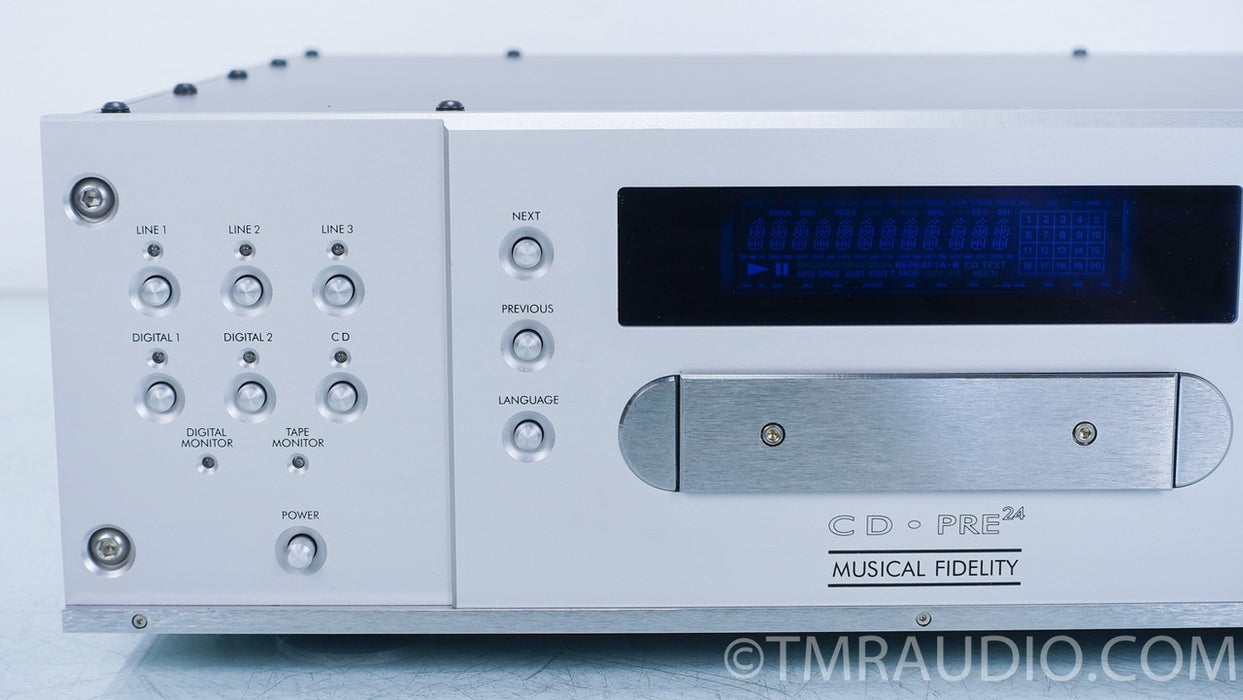 Musical Fidelity CD-PRE 24 Preamplifier / CD Player