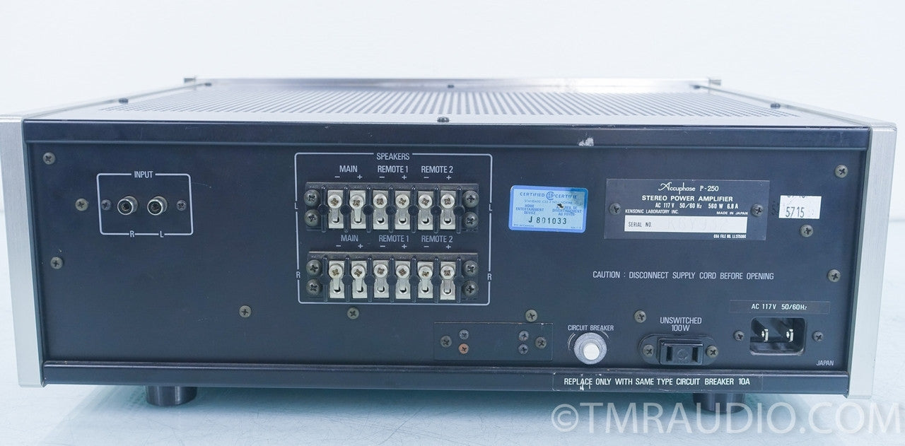 Accuphase P-250 Vintage Stereo Power Amplifier