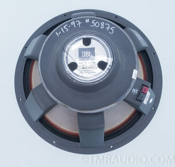 JBL 2242HPL 8 ohm Single Driver / Woofer