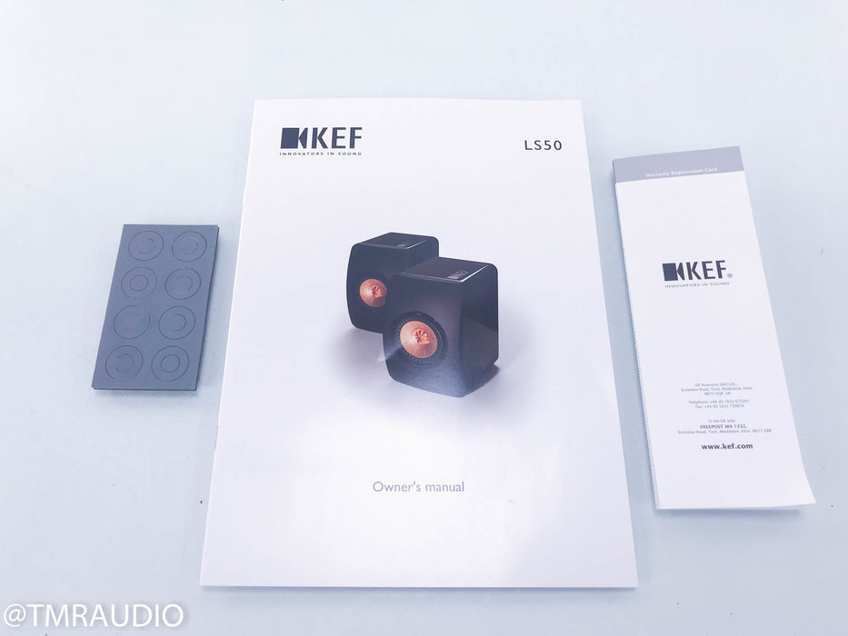 KEF LS50 Bookshelf Speakers