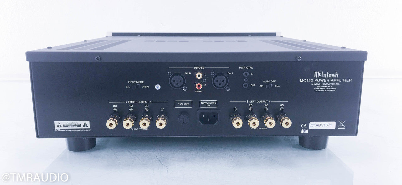 McIntosh MC152 Stereo Power Amplifier