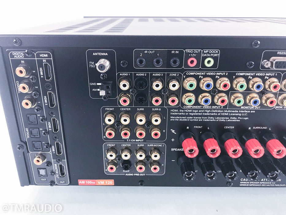 NAD T 758 7.1 Channel Home Theater Receiver (3 broken RCA jacks)
