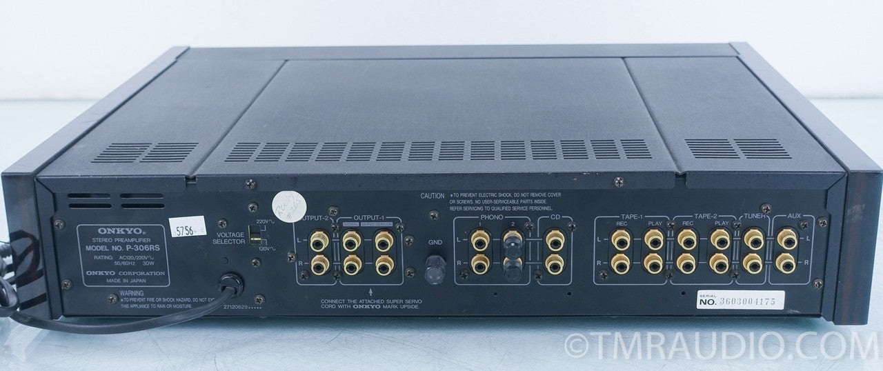 Onkyo Integra P-306RS Super Servo Stereo Preamplifier AS-IS
