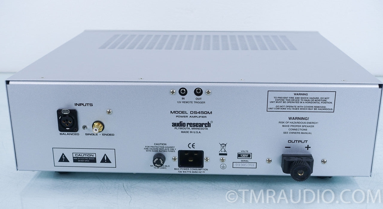 Audio Research DS450M Mono Power Amplifier Pair in Factory Boxes