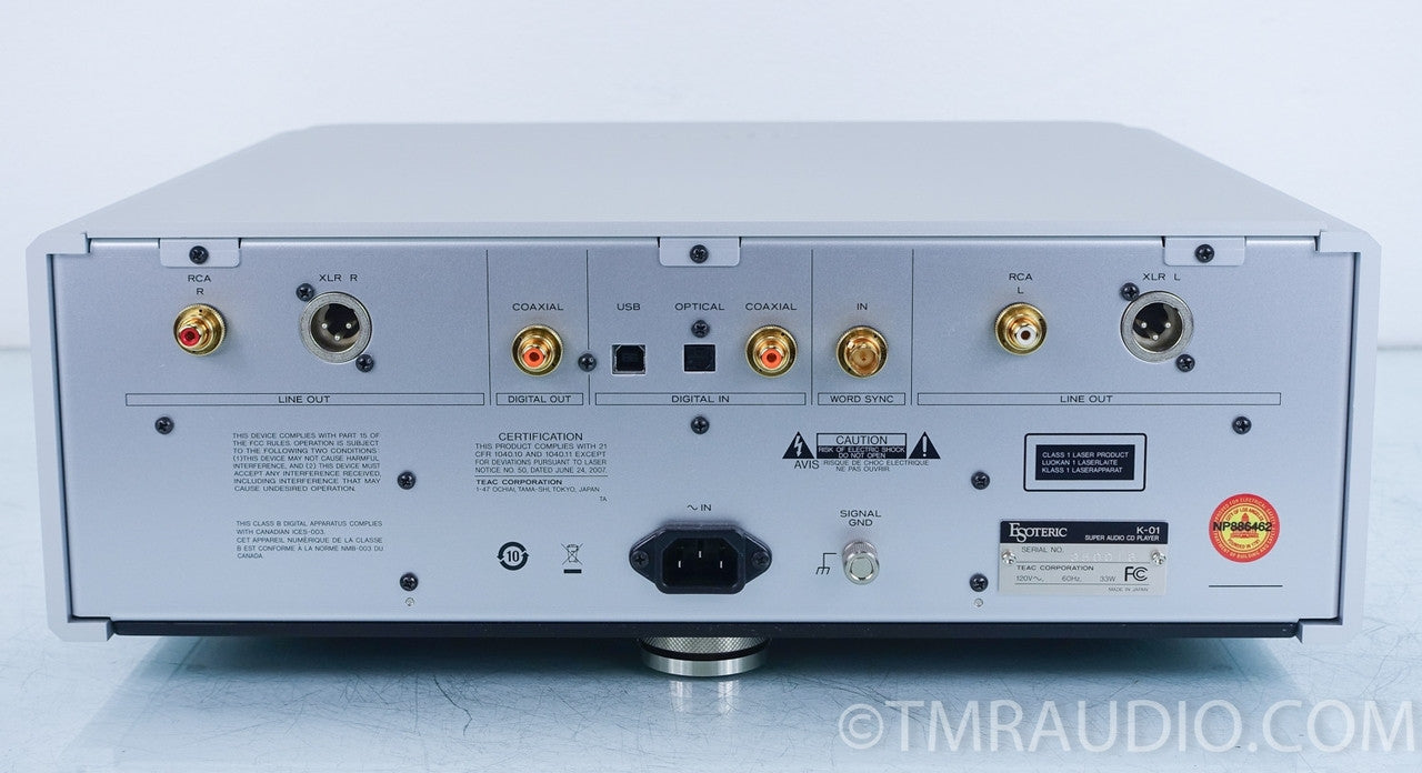 Esoteric K-01 CD / SACD Player in Factory Box