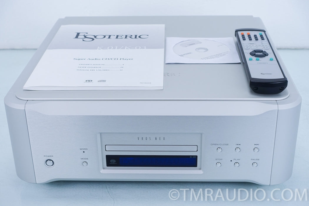 Esoteric K-01 CD / SACD Player in Factory Box