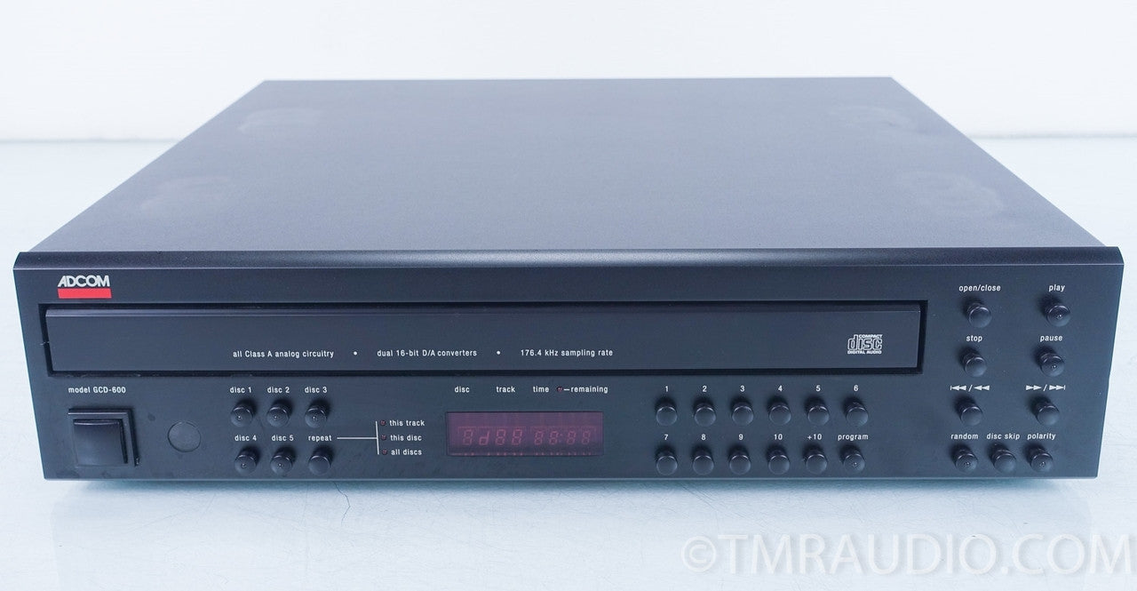 Adcom GCD-600 5 Disc CD Changer / Player