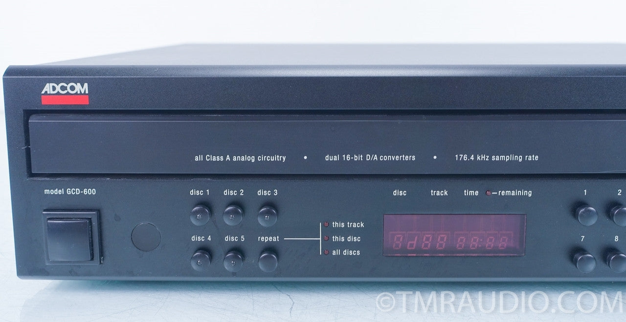 Adcom GCD-600 5 Disc CD Changer / Player