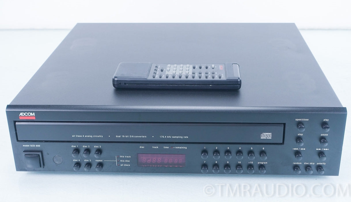 Adcom GCD-600 5 Disc CD Changer / Player