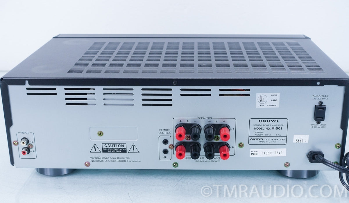 Onkyo M-501 Stereo Power Amplifier