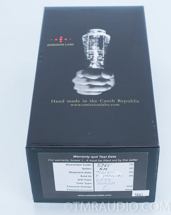 Emission Labs 5U4GM Tube in Factory Box