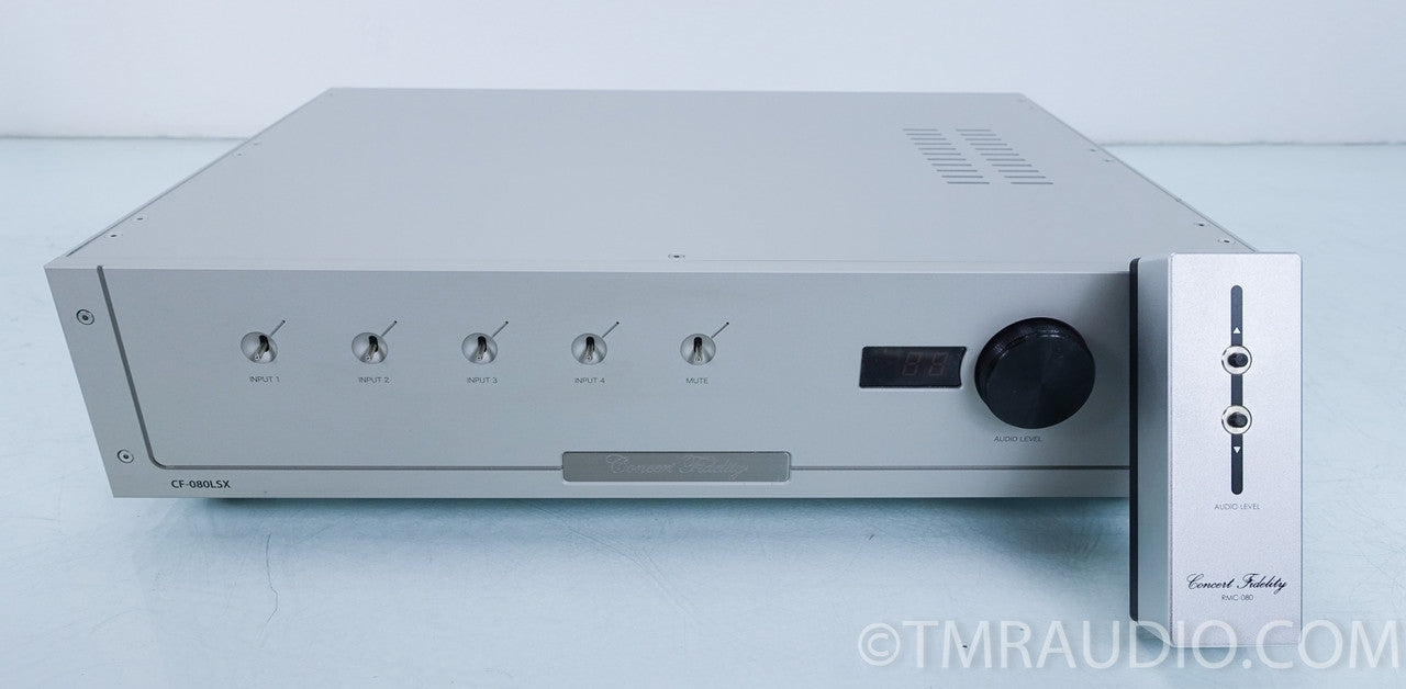 Concert Fidelity CF-080 LSX2 Hybrid Line Stage Preamplifier