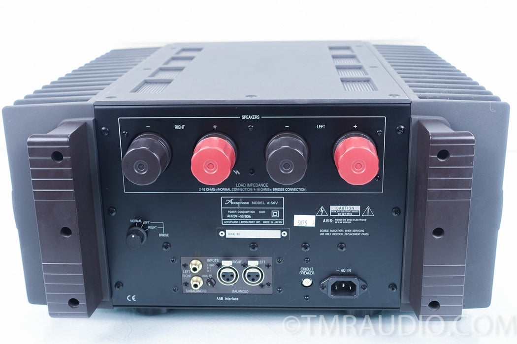 Accuphase A-50V Class A Stereo Power Amplifier