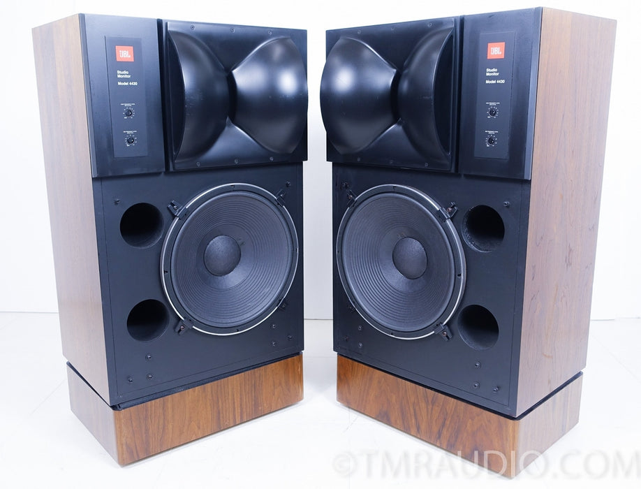 JBL 4430 Studio Monitor Speakers with Custom Stands