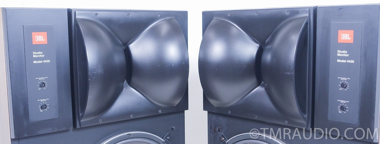 JBL 4430 Studio Monitor Speakers with Custom Stands