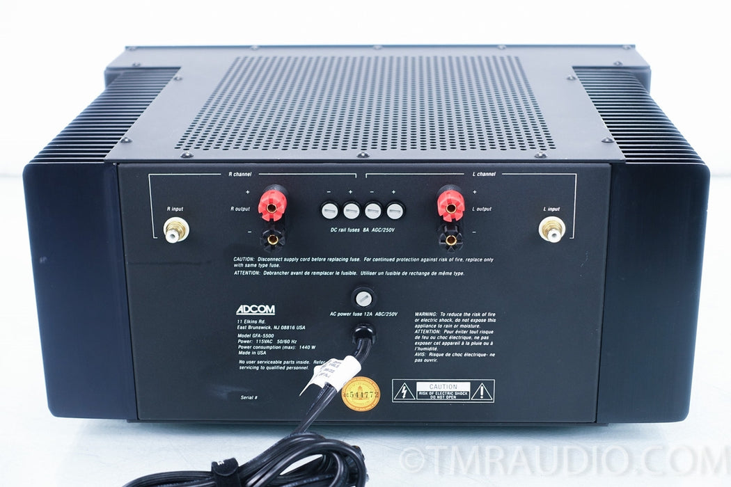 Adcom GFA-5500 Stereo Power Amplifier