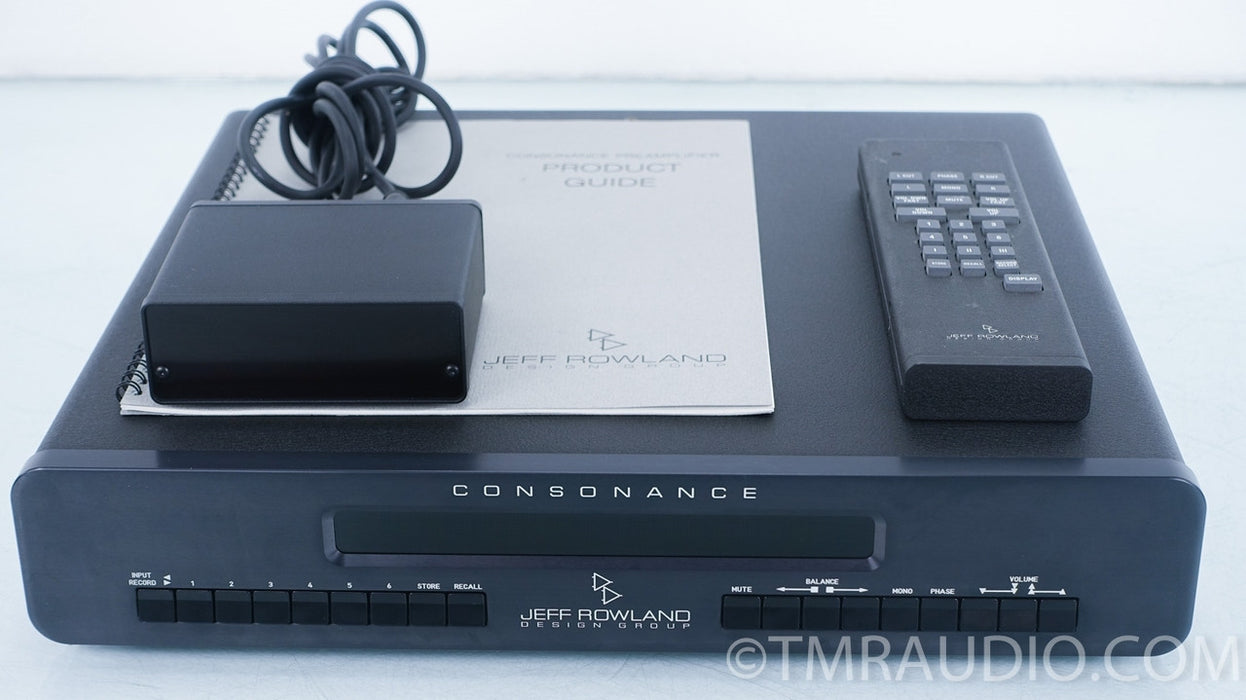 Jeff Rowland Consonance Preamplifier in Factory Box
