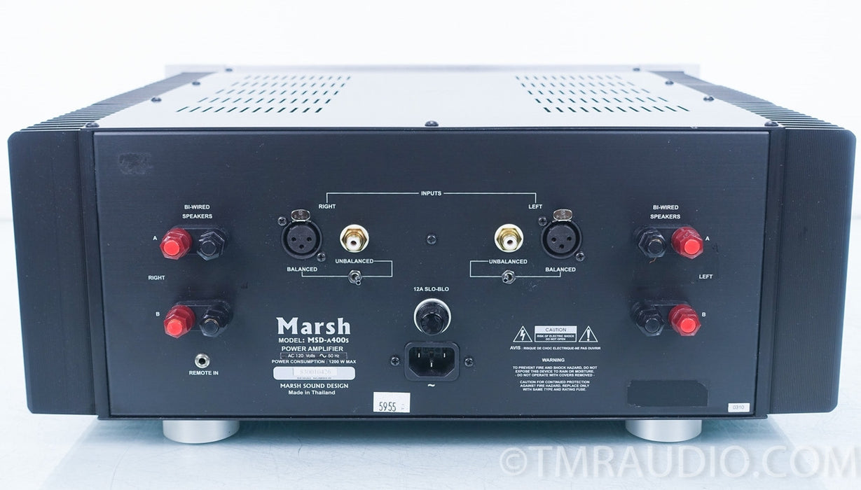 Marsh Sound Design MSD-A400s Stereo Amplifier