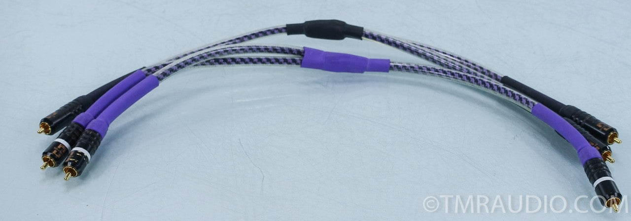 Analysis Plus Solo Crystal Oval .5m Interconnects for Bi-amping