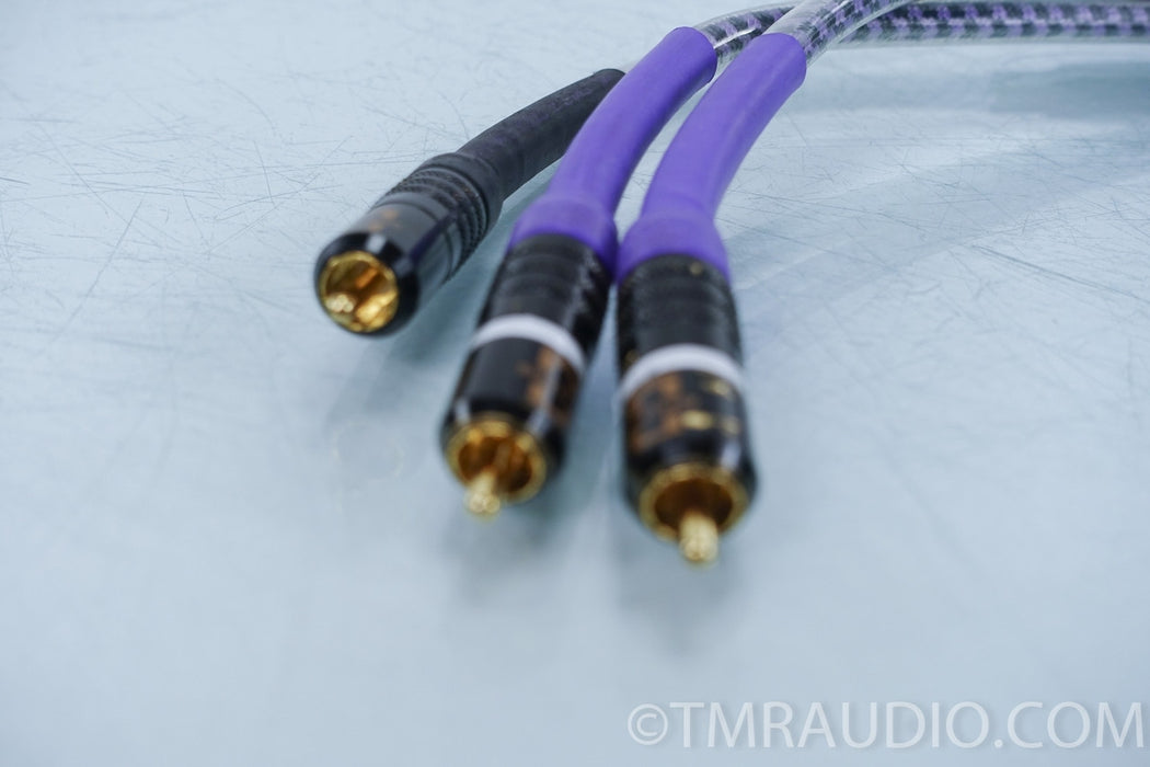 Analysis Plus Solo Crystal Oval .5m Interconnects for Bi-amping