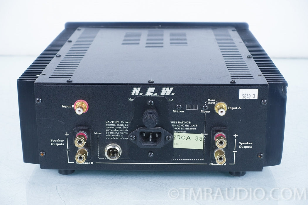 N.E.W. DCA 33 33 WPC DC Powered Pure Class A Monoblock Amplifiers