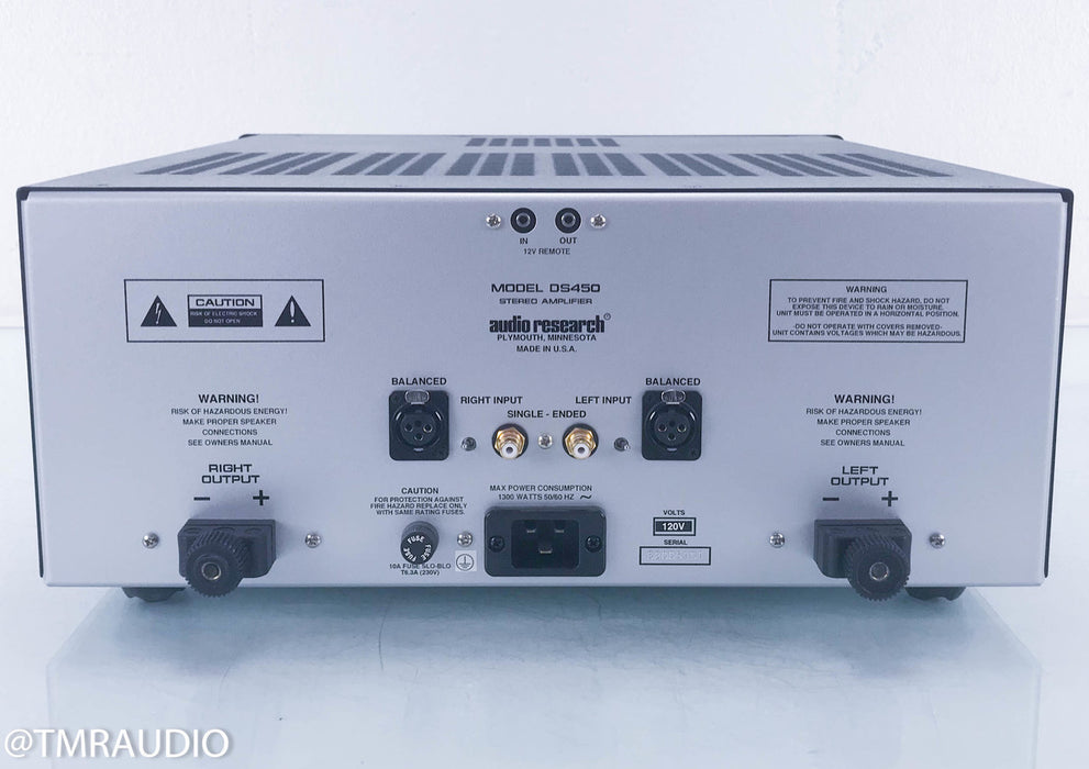 Audio Research DS450 Stereo Power Amplifier