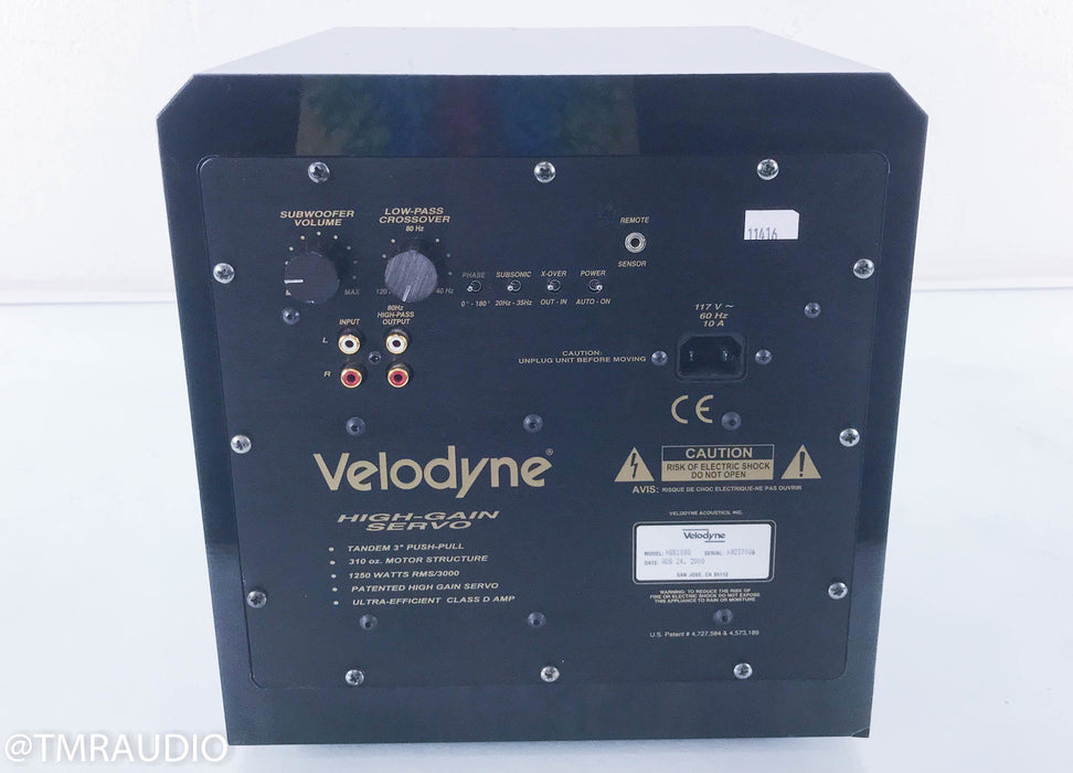 Velodyne HGS10BG Powered Subwoofer