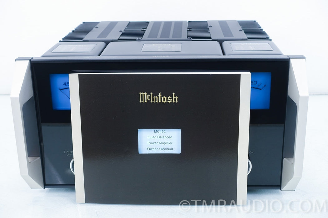 McIntosh MC452 Power Amplifier in Factory Box (6 mos old)