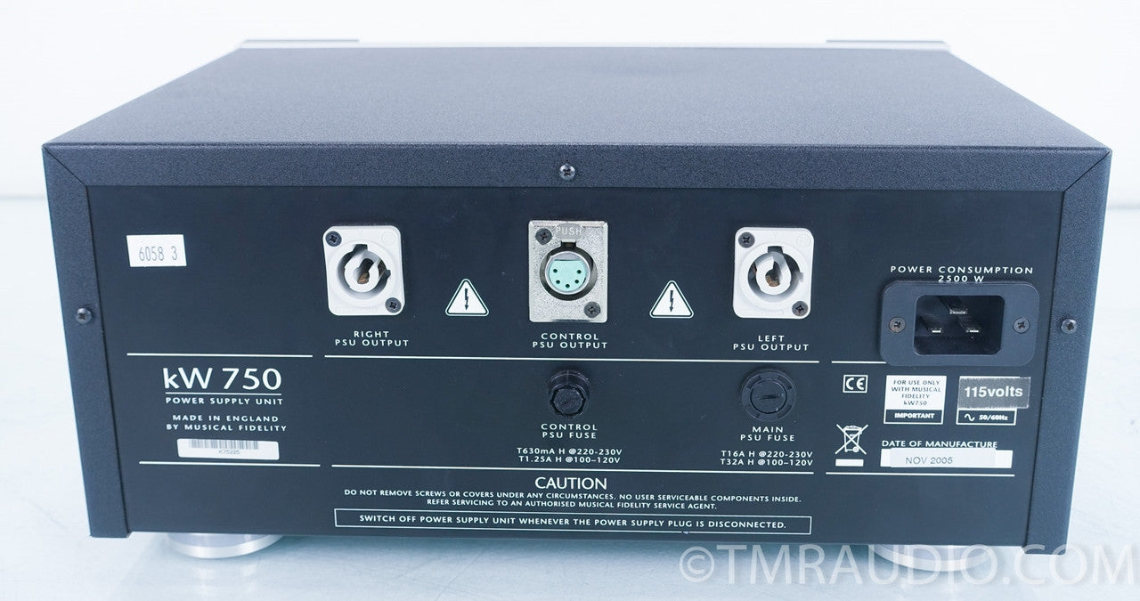 Musical Fidelity KW750 Power Amplifier