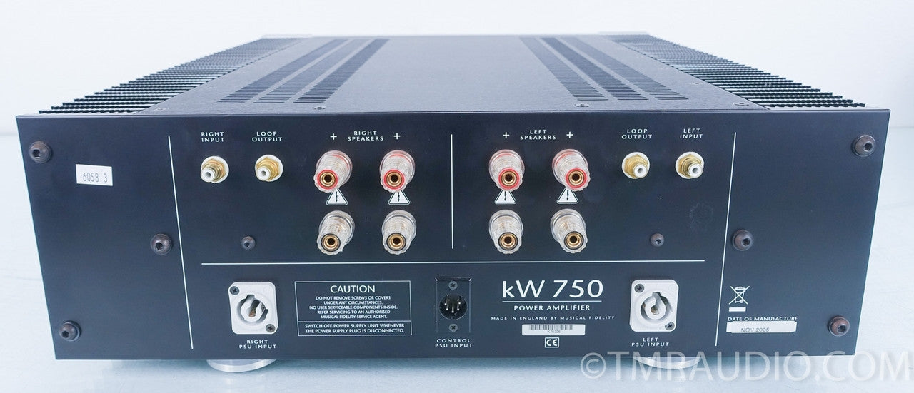 Musical Fidelity KW750 Power Amplifier