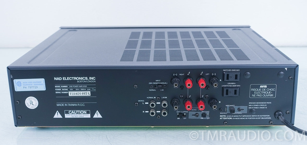 NAD 2100 Stereo Power Amplifier in Factory Box 1